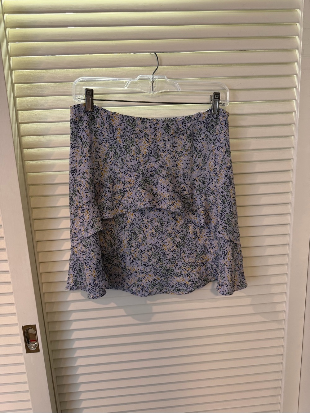 The Fifth Label Floral Tiered Mini Skirt. Size L/US8
